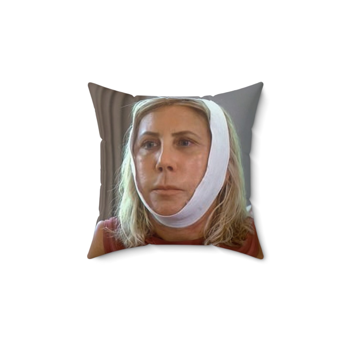 Vicky Gunvalson Novelty Funny Spun Polyester Square Pillow