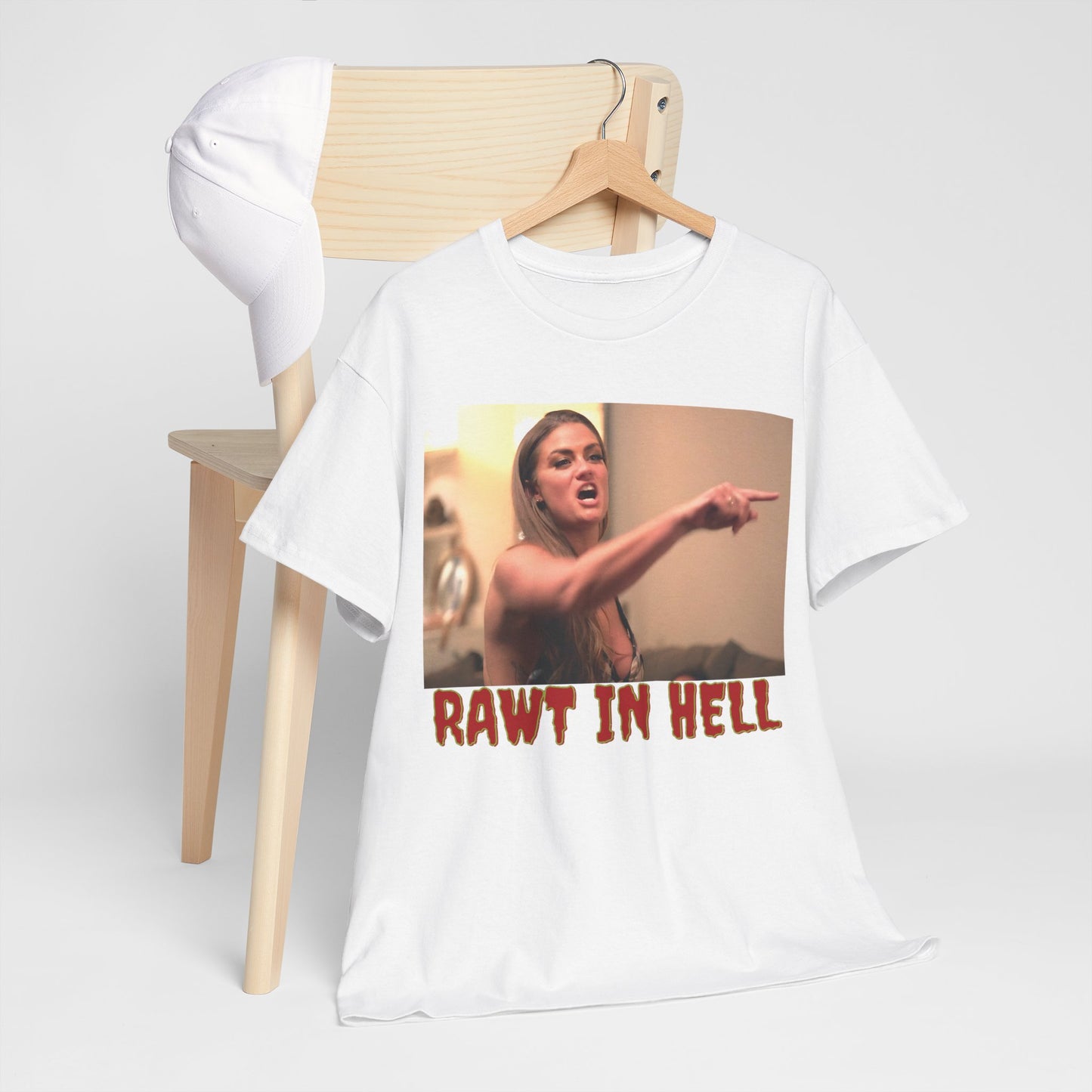 Brittany Cartwright Tee: Rot in Hell, Vanderpump Rules and the Valley Fan Merch Unisex Heavy Cotton Tee