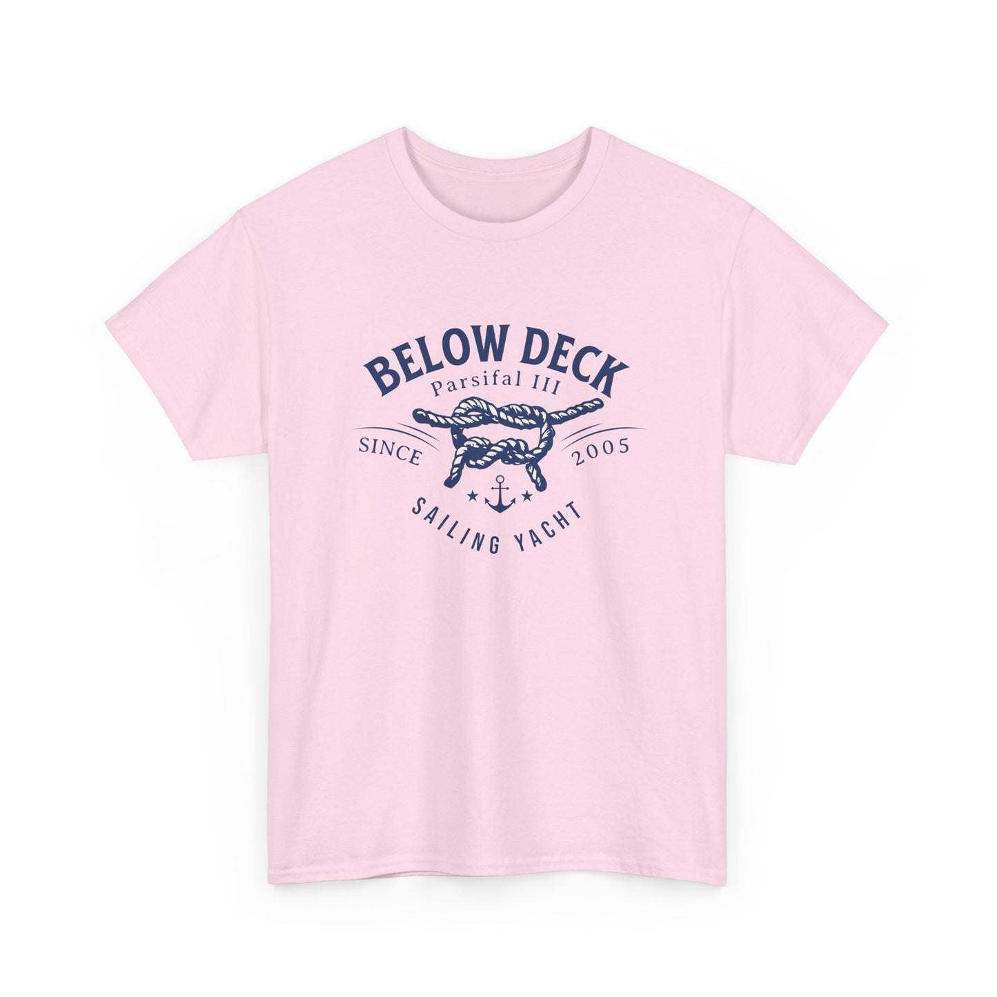 Below Deck Sailing Yacht Tribute Tee - Oversized Cotton Shirt with Nautical Design for Bravo Enthusiasts!