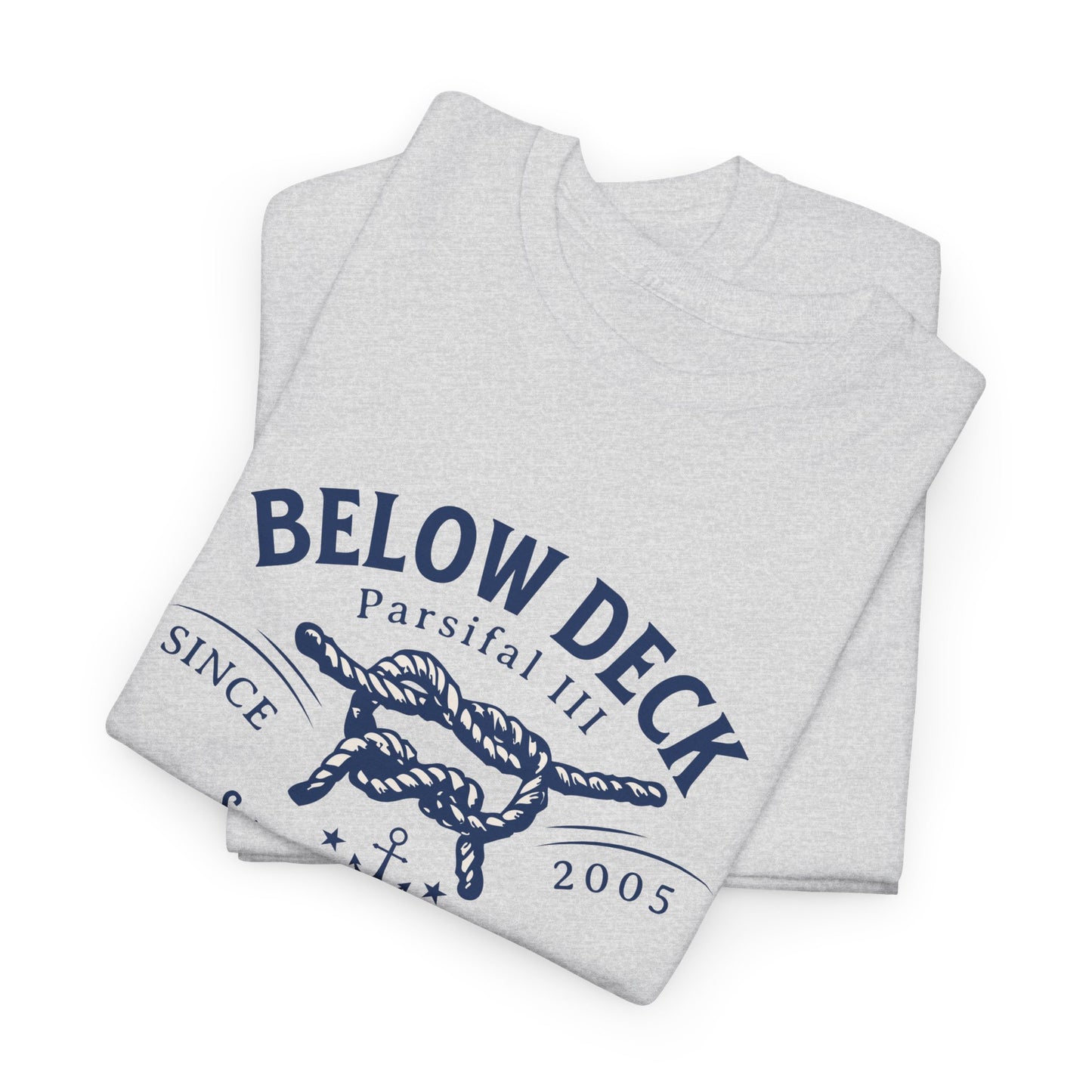 Below Deck Sailing Yacht Tribute Tee - Oversized Cotton Shirt with Nautical Design for Bravo Enthusiasts!