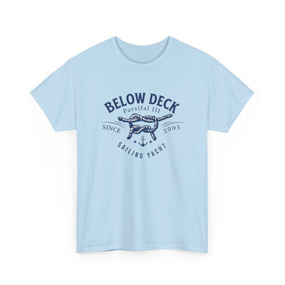 Below Deck Sailing Yacht Tribute Tee - Oversized Cotton Shirt with Nautical Design for Bravo Enthusiasts!