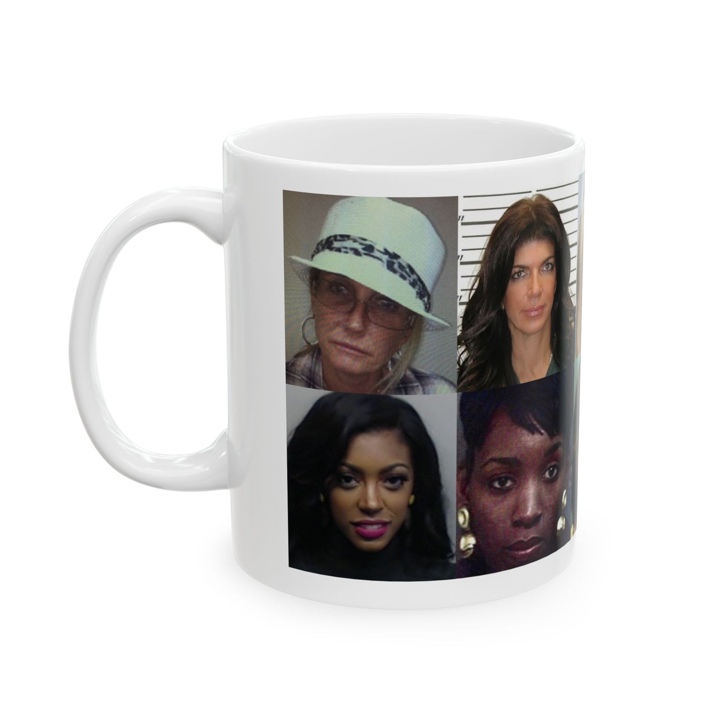 Iconic Mugshots of Bravo Ceramic Mug, (11oz)