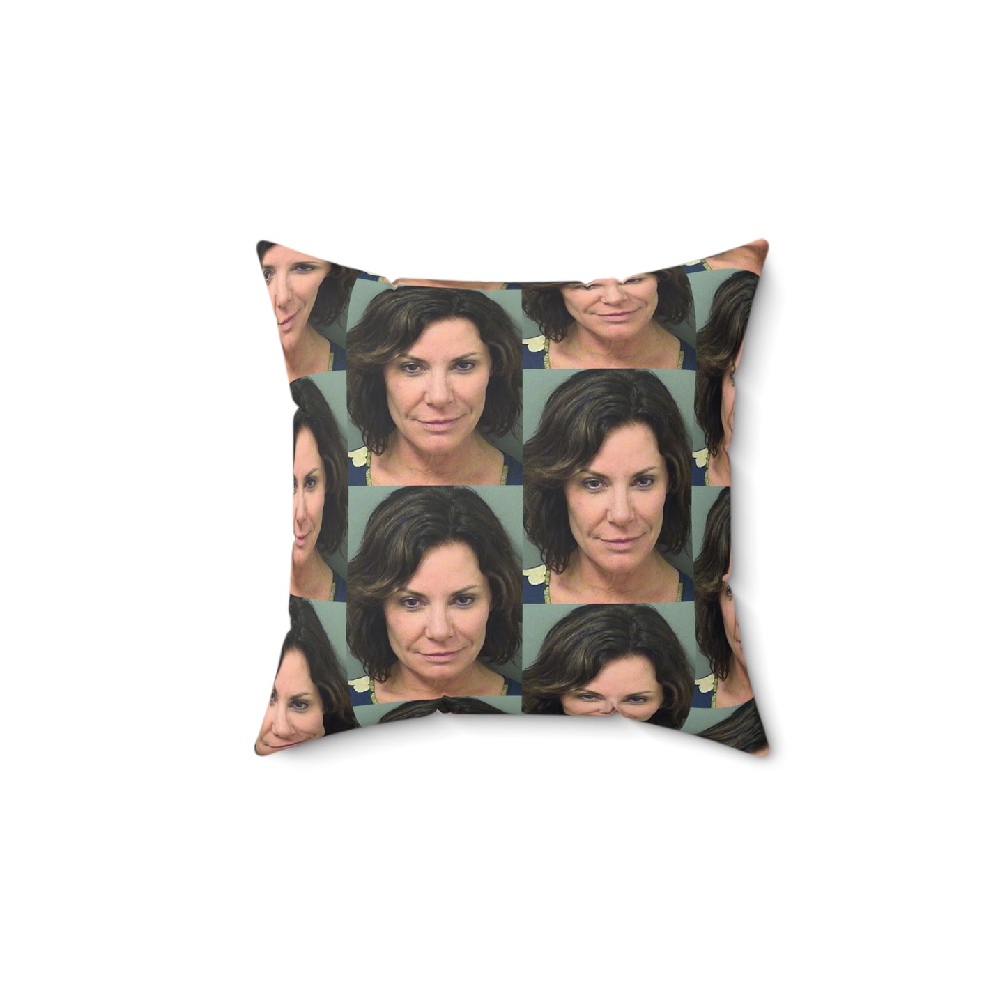 Square Pillow, Real Housewives of New York Countess Luann de Lesseps Mugshot, Home Decor Throw Cushion, Funny TV Show Fan Gift, Pop Culture