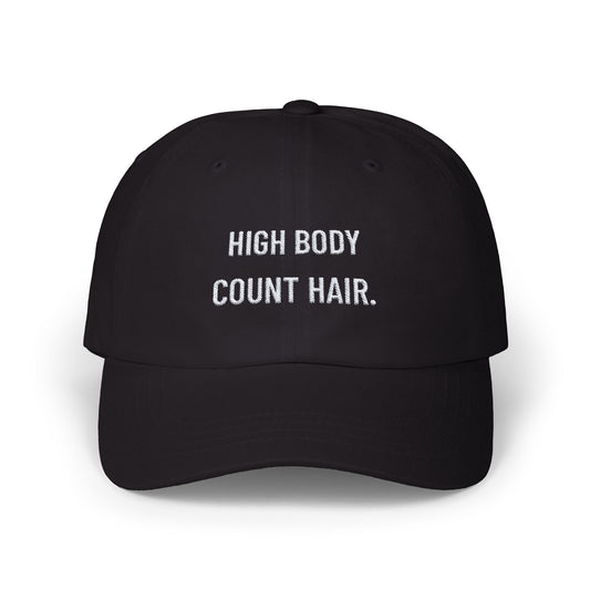 Amazing Embroidered Dad Cap, Real Housewives Quote, High Body Count Hair, Bravo Fan Gift, Premium Baseball Hat