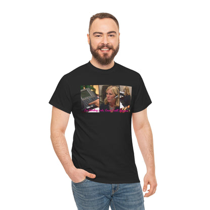 Vicky Gunvalson Tee with Sabrina Carpenter Lyrics - Coto Insurance Inspired Top Unisex Heavy Cotton Tee