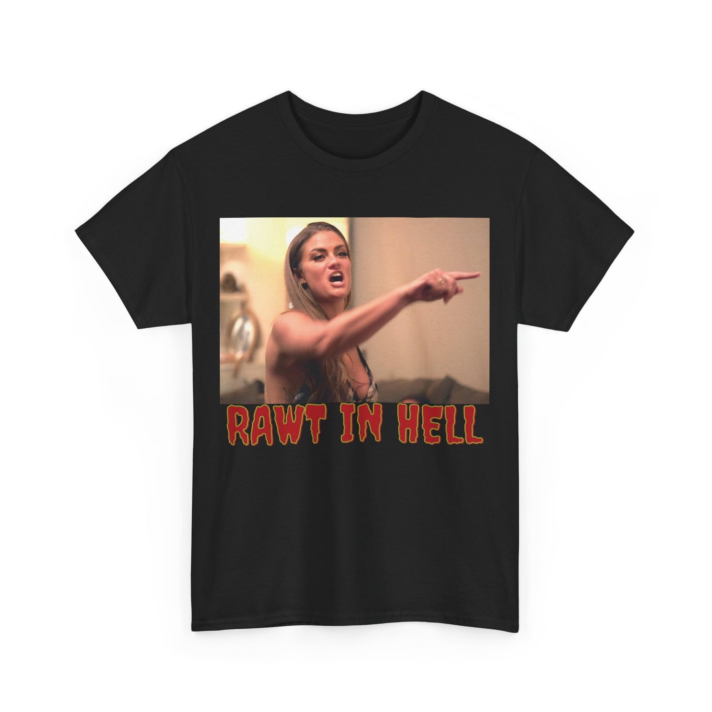 Brittany Cartwright Tee: Rot in Hell, Vanderpump Rules and the Valley Fan Merch Unisex Heavy Cotton Tee