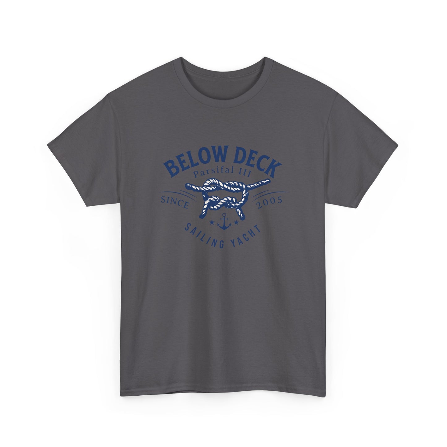 Below Deck Sailing Yacht Tribute Tee - Oversized Cotton Shirt with Nautical Design for Bravo Enthusiasts!