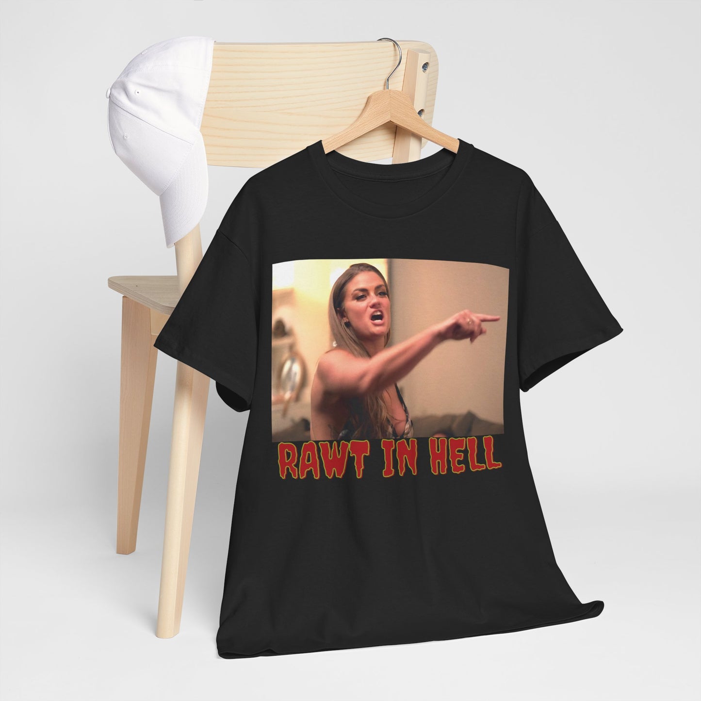 Brittany Cartwright Tee: Rot in Hell, Vanderpump Rules and the Valley Fan Merch Unisex Heavy Cotton Tee