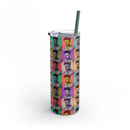 Skinny Matte Tumbler, 20oz - Jax Vanderpump Rules Pattern Print for Bravo Lover, Iced Coffee Cup, Gift Idea