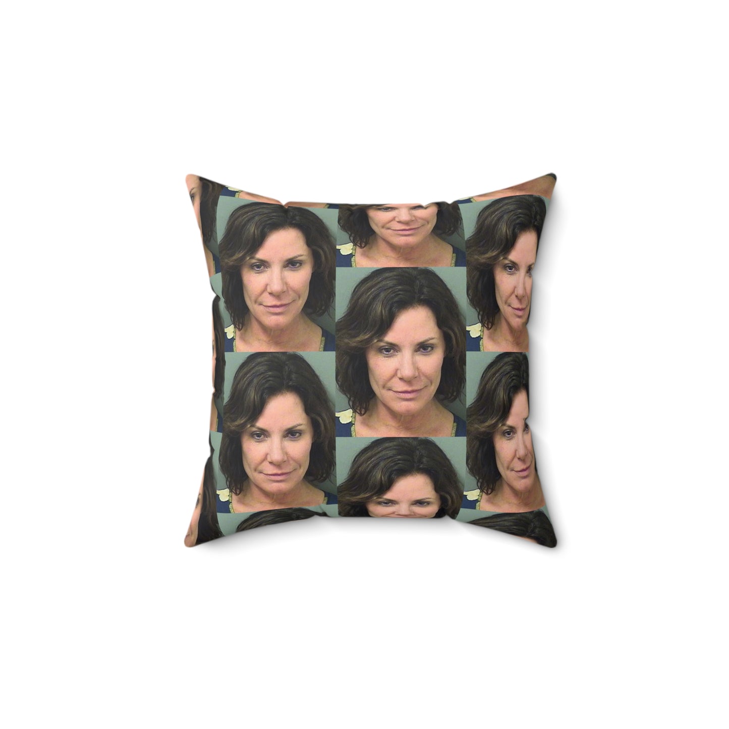 Square Pillow, Real Housewives of New York Countess Luann de Lesseps Mugshot, Home Decor Throw Cushion, Funny TV Show Fan Gift, Pop Culture