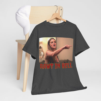 Brittany Cartwright Tee: Rot in Hell, Vanderpump Rules and the Valley Fan Merch Unisex Heavy Cotton Tee